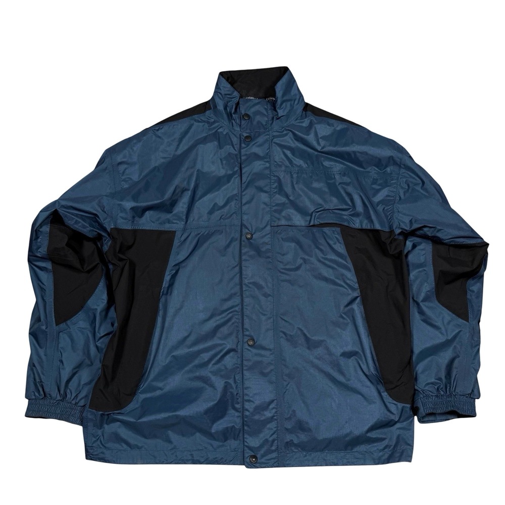 Callaway Pro Series Jacket Men 2XL Blue Lightweight Full Zip Waterproof Pockets‎